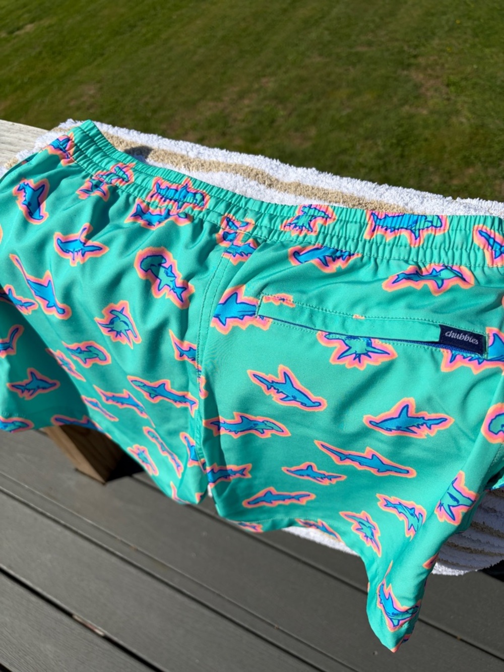 Boys Chubbies Swim Shorts with built in shorts liner. - Picture 2 of 4